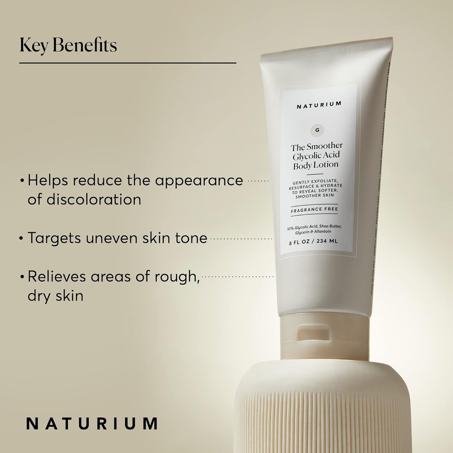 Naturium The Smoother Glycolic Acid Body Lotion