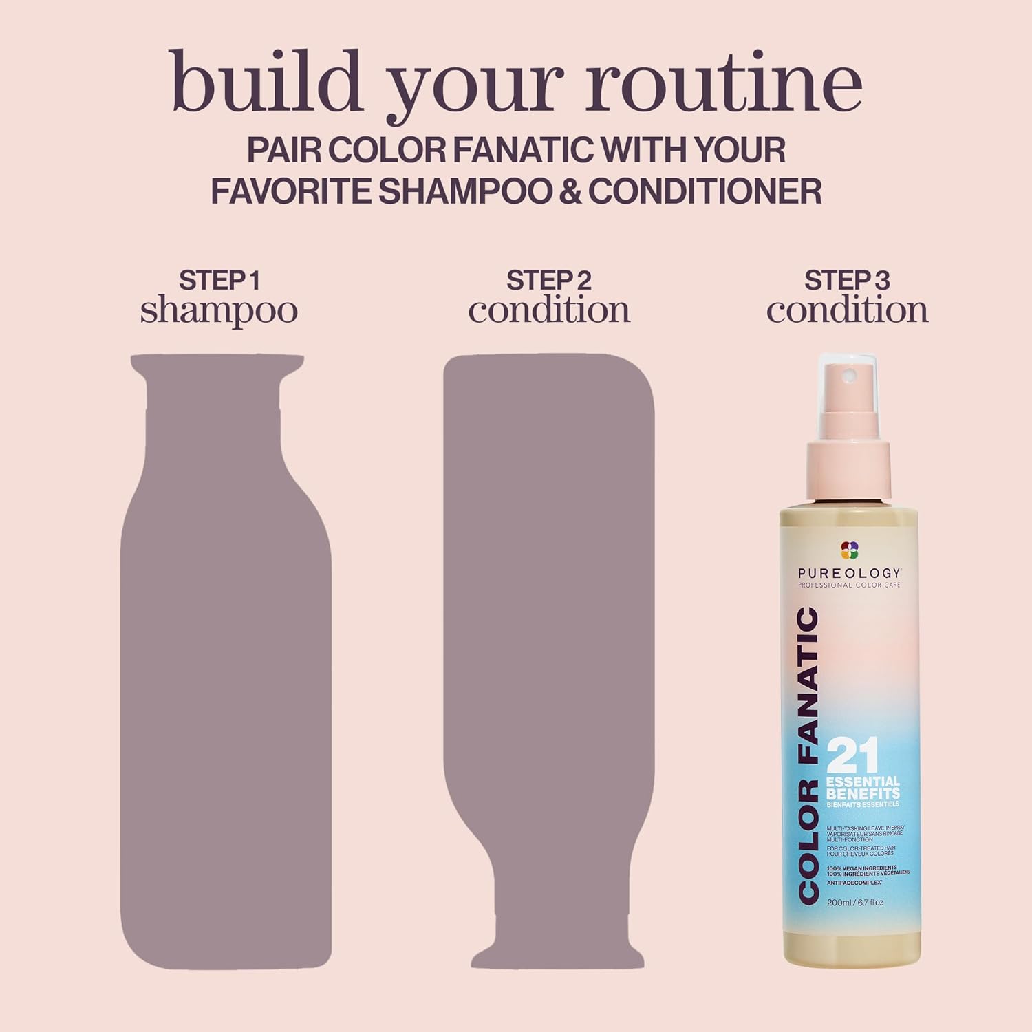 Pureology Color Fanatic Multi-Tasking Leave-In Spray