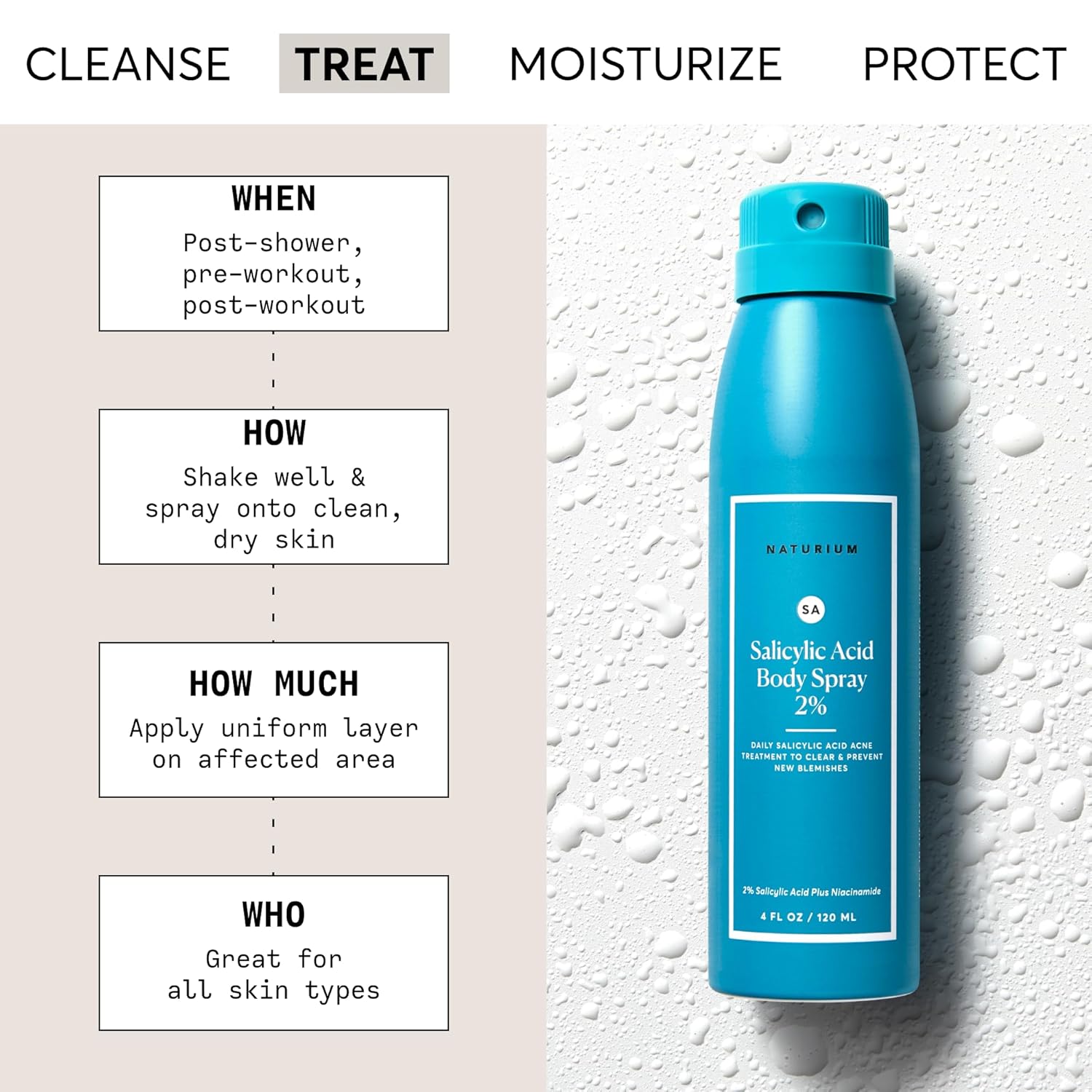 Naturium Salicylic Acid 2% Body Spray